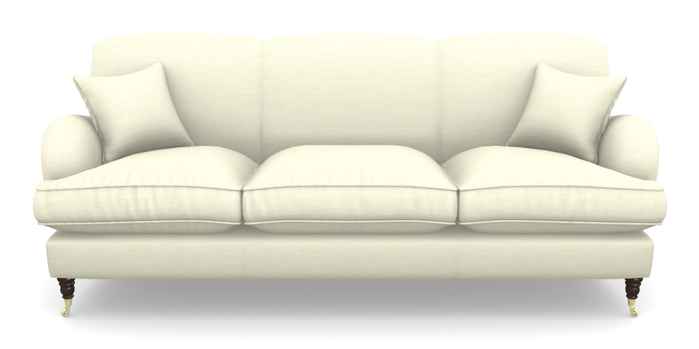 Product photograph of Kentwell 4 Seater 3 Hump Sofa In Basket Weave - Cream from Sofas and Stuff Limited