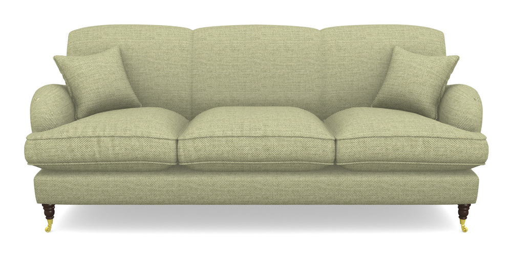 Product photograph of Kentwell 4 Seater 3 Hump Sofa In Basket Weave - Sage from Sofas and Stuff Limited
