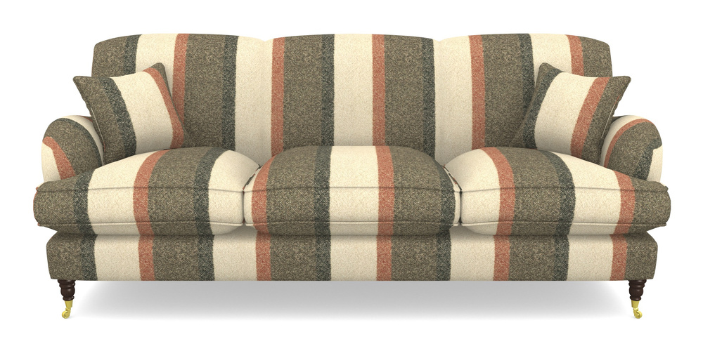 Product photograph of Kentwell 4 Seater 3 Hump Sofa In Cloth 22 Weaves - Cedar Breaks - Jade from Sofas and Stuff Limited