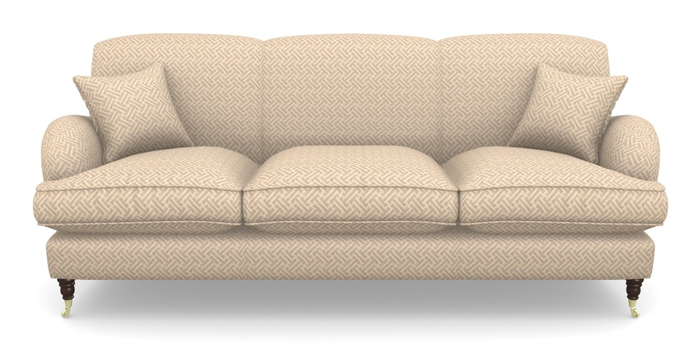 Product photograph of Kentwell 4 Seater 3 Hump Sofa In Cloth 18 - Key - Berry from Sofas and Stuff Limited