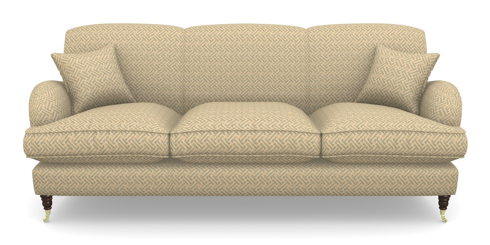 Product photograph of Kentwell 4 Seater 3 Hump Sofa In Cloth 18 - Key - Monsoon from Sofas and Stuff Limited