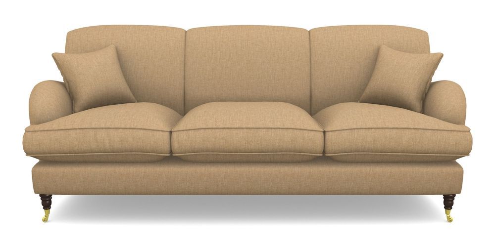 Product photograph of Kentwell 4 Seater 3 Hump Sofa In Clever Cotton Mix - Bamboo from Sofas and Stuff Limited