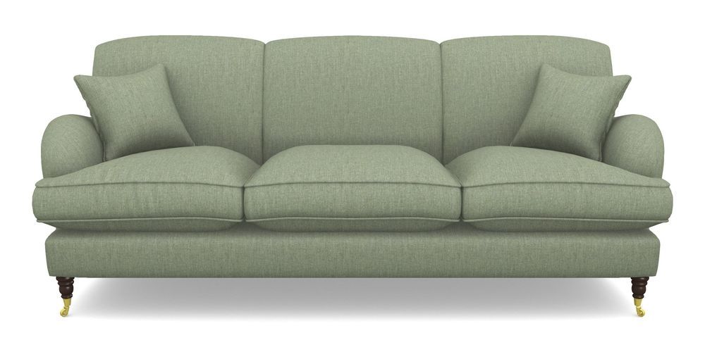 Product photograph of Kentwell 4 Seater 3 Hump Sofa In Clever Cotton Mix - Forest from Sofas and Stuff Limited