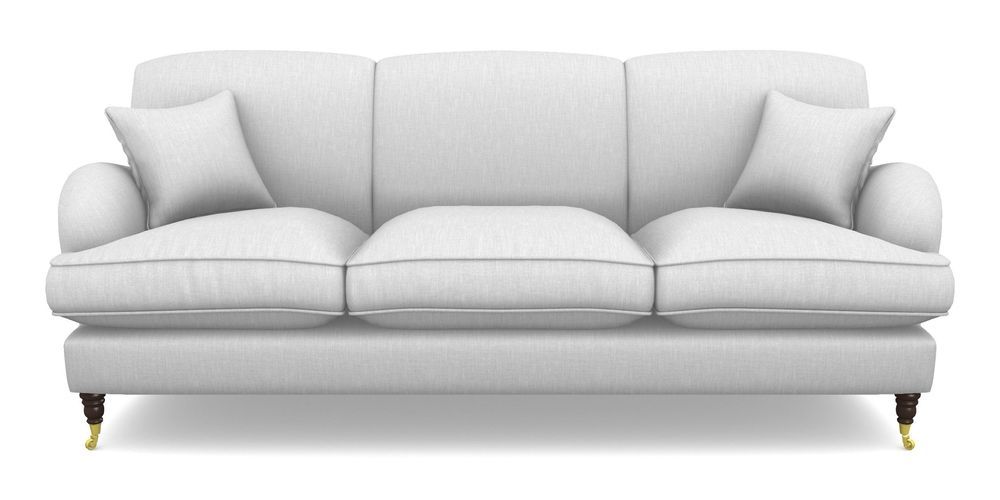 Product photograph of Kentwell 4 Seater 3 Hump Sofa In Clever Cotton Mix - Regency Grey from Sofas and Stuff Limited