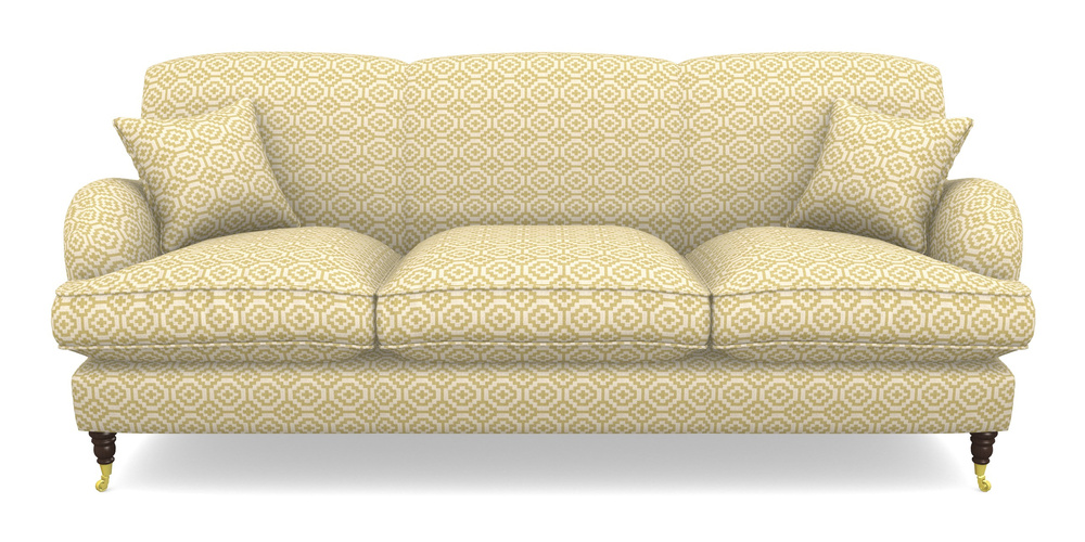 Product photograph of Kentwell 4 Seater 3 Hump Sofa In Cloth 18 - Tile - Summer from Sofas and Stuff Limited