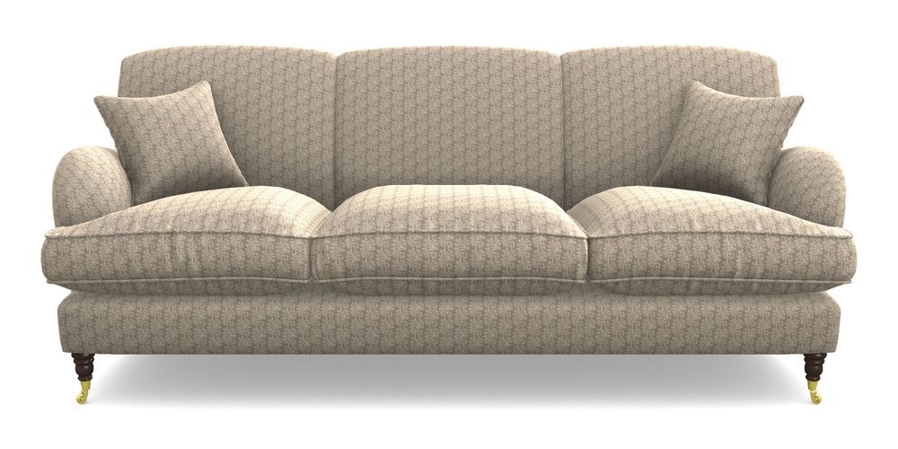 Product photograph of Kentwell 4 Seater 3 Hump Sofa In Cloth 21 - Spring Twig - Beech from Sofas and Stuff Limited