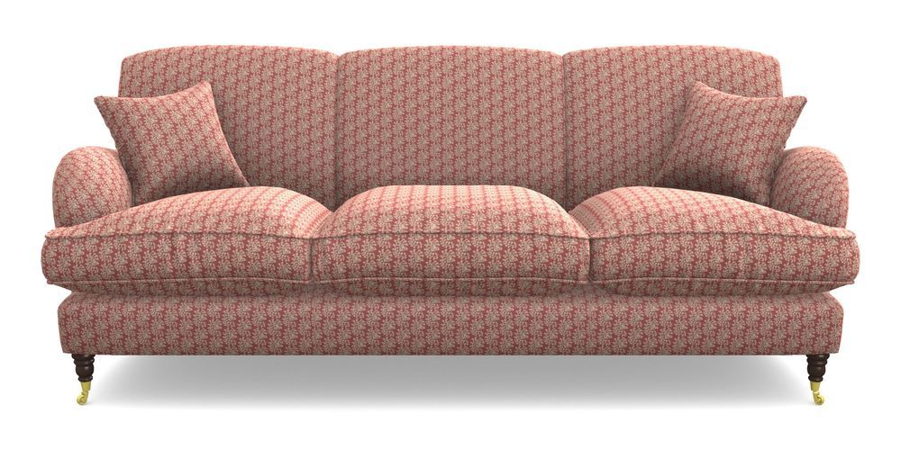 Product photograph of Kentwell 4 Seater 3 Hump Sofa In Cloth 21 - Spring Twig - Ginger Snap from Sofas and Stuff Limited