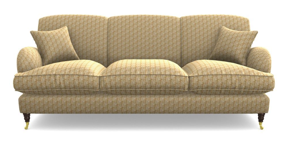 Product photograph of Kentwell 4 Seater 3 Hump Sofa In Cloth 21 - Spring Twig - Quince from Sofas and Stuff Limited