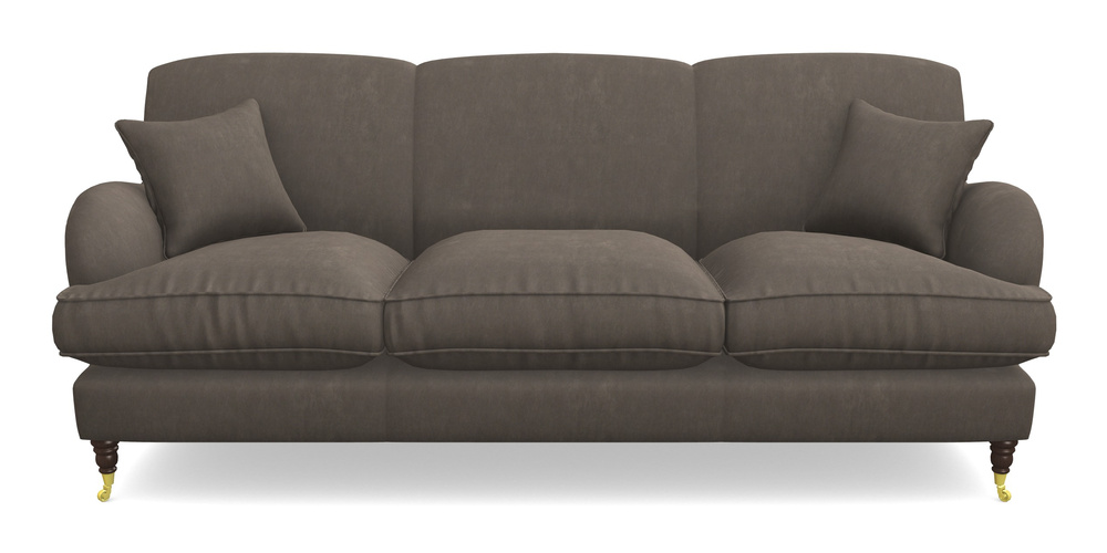 Product photograph of Kentwell 4 Seater 3 Hump Sofa In Clever Tough And Eco Velvet - Chrome from Sofas and Stuff Limited