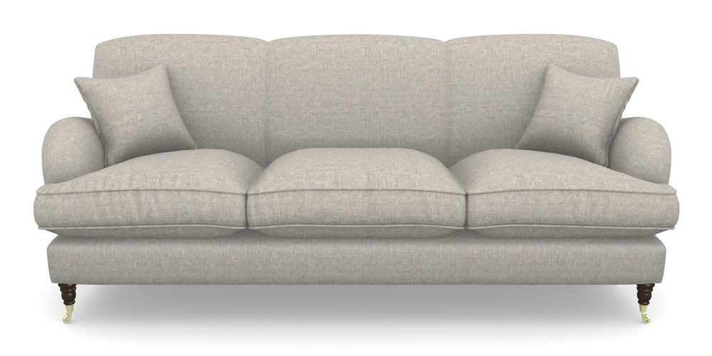 Product photograph of Kentwell 4 Seater 3 Hump Sofa In Easy Clean Plain - Dove from Sofas and Stuff Limited