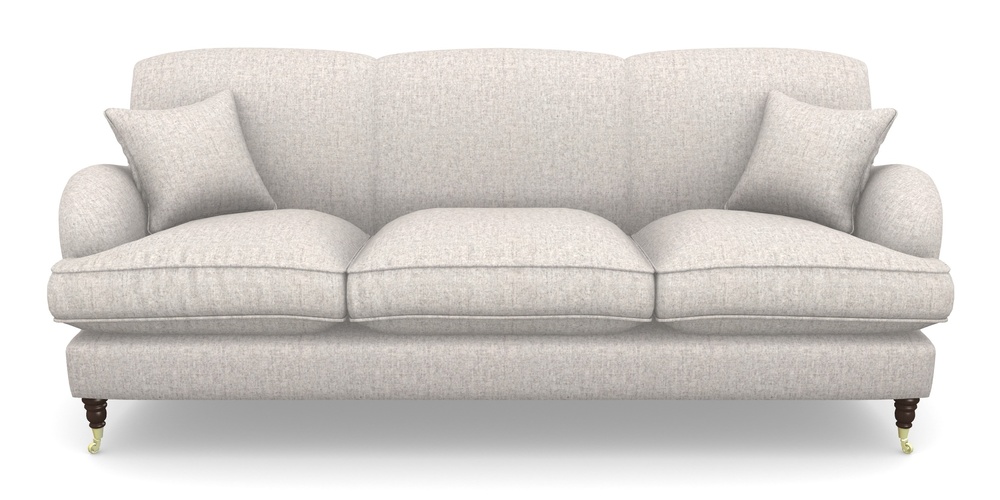 Product photograph of Kentwell 4 Seater 3 Hump Sofa In House Wool - Pebble from Sofas and Stuff Limited