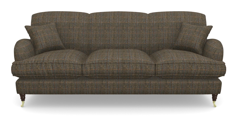 Product photograph of Kentwell 4 Seater 3 Hump Sofa In Harris Tweed House - Harris Tweed House Blue from Sofas and Stuff Limited