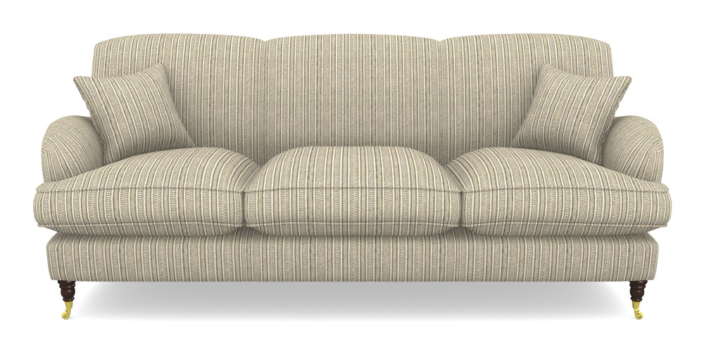 Product photograph of Kentwell 4 Seater 3 Hump Sofa In Cloth 22 Weaves - North Cascades - Lapis from Sofas and Stuff Limited
