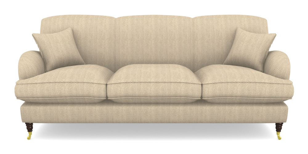 Product photograph of Kentwell 4 Seater 3 Hump Sofa In Cloth 22 Weaves - White Sands Linen - Chalk from Sofas and Stuff Limited