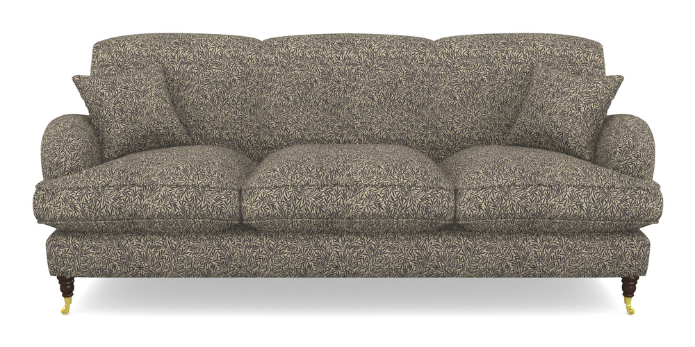 Product photograph of Kentwell 4 Seater 3 Hump Sofa In V A Drawn From Nature Collection - Willow - Navy from Sofas and Stuff Limited