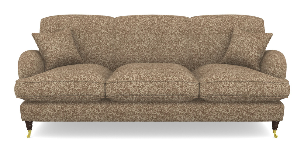 Product photograph of Kentwell 4 Seater 3 Hump Sofa In V A Drawn From Nature Collection - Willow - Terracotta from Sofas and Stuff Limited