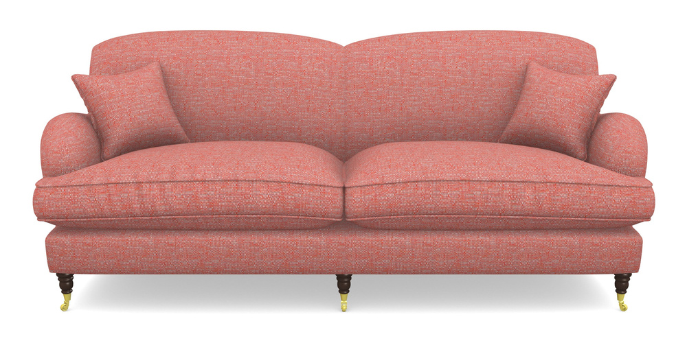 Product photograph of Kentwell 4 Seater 2 Hump Split Sofa In Aqua Clean Hove - Chilli from Sofas and Stuff Limited