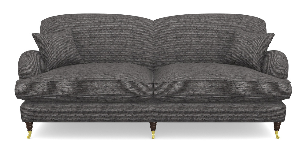 Product photograph of Kentwell 4 Seater 2 Hump Split Sofa In Aqua Clean Oban - Jet from Sofas and Stuff Limited