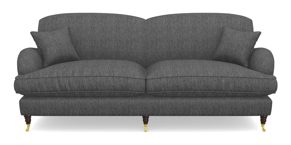 Product photograph of Kentwell 4 Seater 2 Hump Split Sofa In Aqua Clean Tenby - Slate from Sofas and Stuff Limited