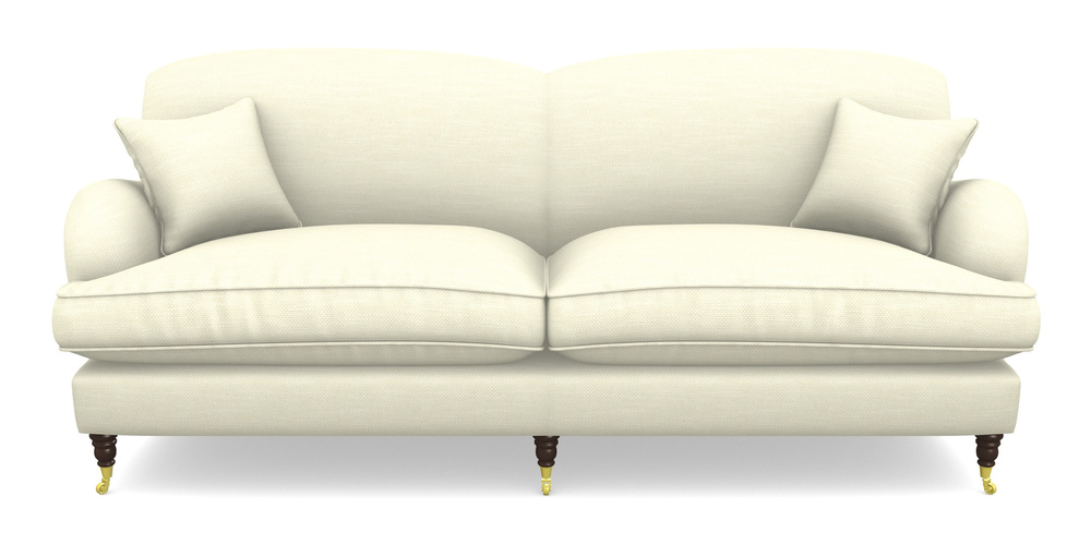Product photograph of Kentwell 4 Seater 2 Hump Split Sofa In Basket Weave - Cream from Sofas and Stuff Limited