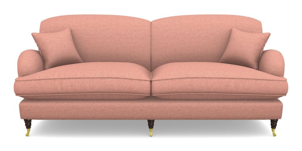 Product photograph of Kentwell 4 Seater 2 Hump Split Sofa In Basket Weave - Peony from Sofas and Stuff Limited