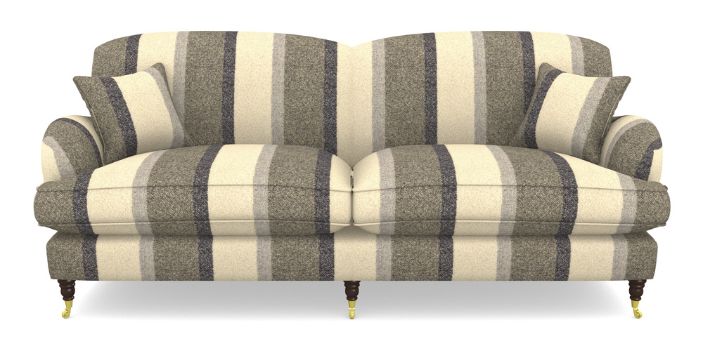 Product photograph of Kentwell 4 Seater 2 Hump Split Sofa In Cloth 22 Weaves - Cedar Breaks - Chalk from Sofas and Stuff Limited