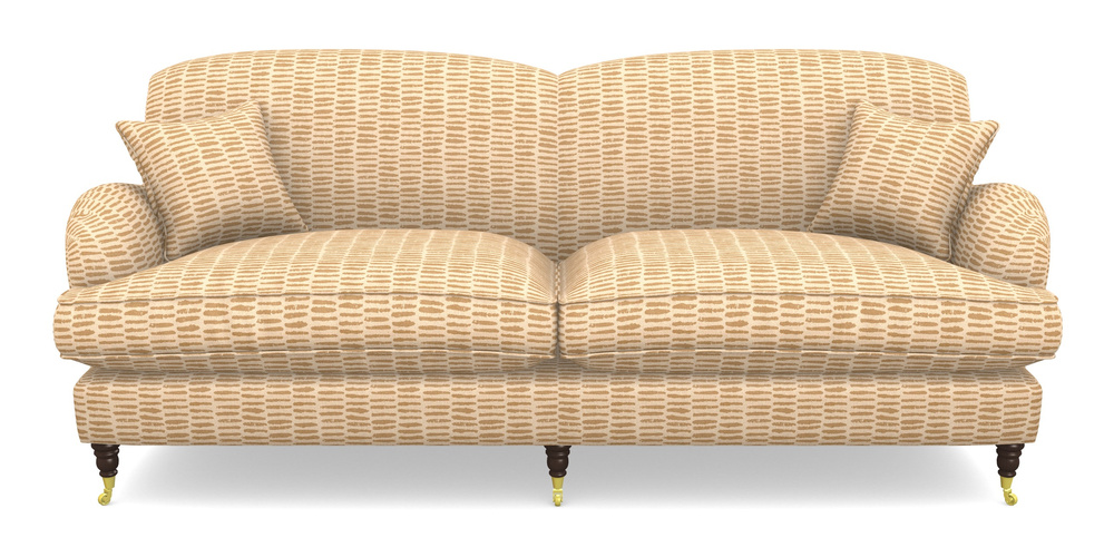 Product photograph of Kentwell 4 Seater 2 Hump Split Sofa In Cloth 18 - Daub - Fudge from Sofas and Stuff Limited