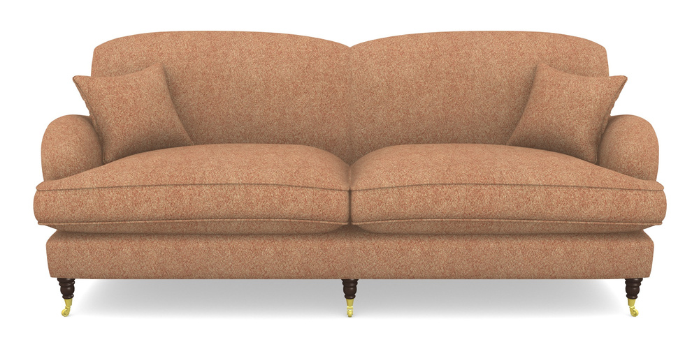 Product photograph of Kentwell 4 Seater 2 Hump Split Sofa In Cloth 22 Weaves - Grand Teton - Amber from Sofas and Stuff Limited