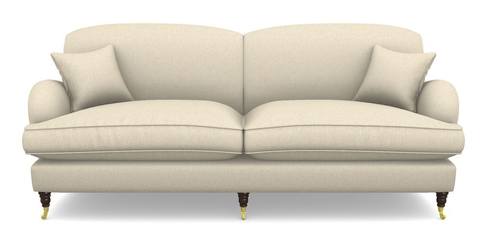 Product photograph of Kentwell 4 Seater 2 Hump Split Sofa In House Linen 2 - Natural from Sofas and Stuff Limited