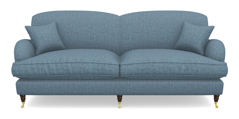 Product photograph of Kentwell 4 Seater 2 Hump Split Sofa In House Plain - Cobalt from Sofas and Stuff Limited