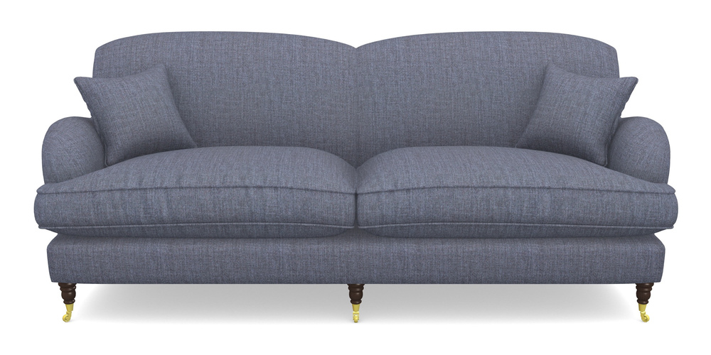 Product photograph of Kentwell 4 Seater 2 Hump Split Sofa In House Plain - Denim from Sofas and Stuff Limited