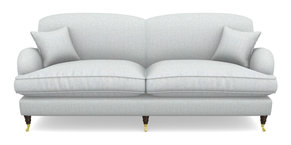 Product photograph of Kentwell 4 Seater 2 Hump Split Sofa In House Plain - Silver from Sofas and Stuff Limited
