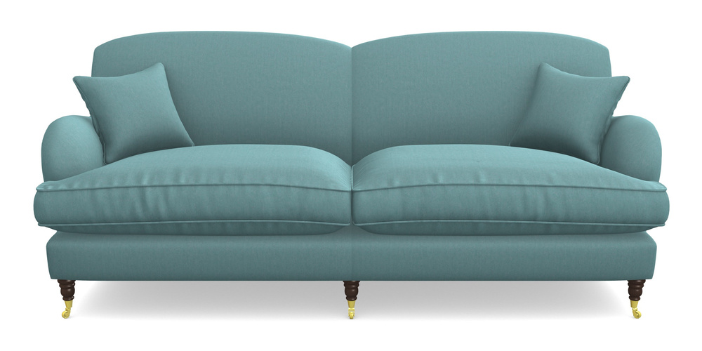 Product photograph of Kentwell 4 Seater 2 Hump Split Sofa In House Velvet - Wedgewood from Sofas and Stuff Limited