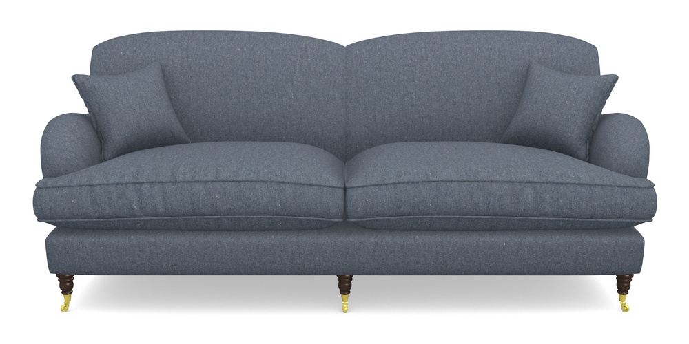 Product photograph of Kentwell 4 Seater 2 Hump Split Sofa In House Wool - Navy from Sofas and Stuff Limited