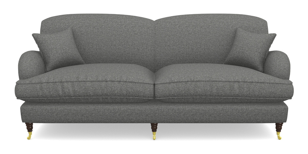 Product photograph of Kentwell 4 Seater 2 Hump Split Sofa In House Wool - Nickel from Sofas and Stuff Limited