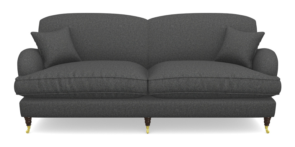 Product photograph of Kentwell 4 Seater 2 Hump Split Sofa In House Wool - Slate from Sofas and Stuff Limited