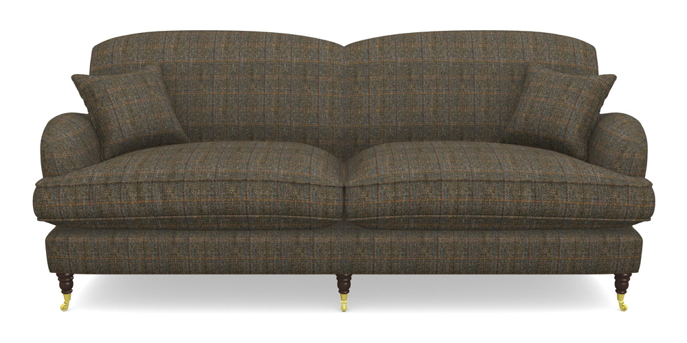 Product photograph of Kentwell 4 Seater 2 Hump Split Sofa In Harris Tweed House - Harris Tweed House Blue from Sofas and Stuff Limited