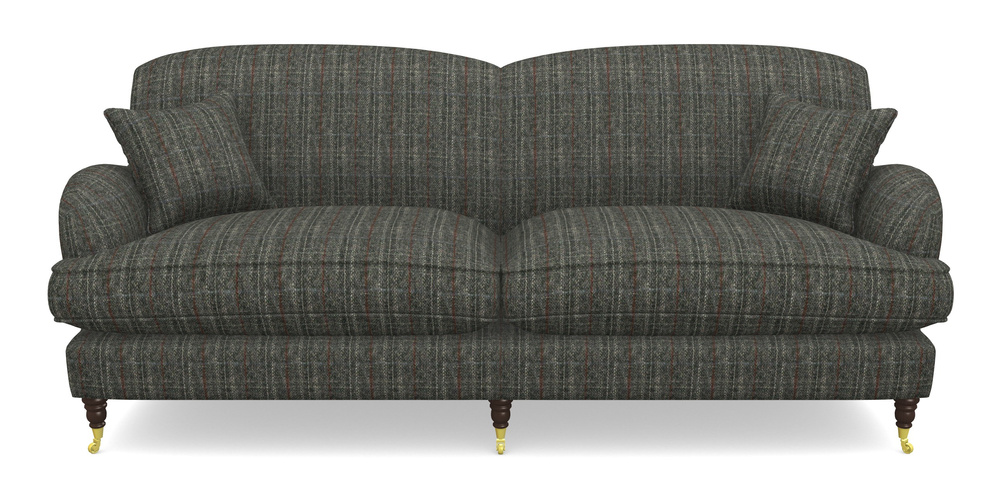 Product photograph of Kentwell 4 Seater 2 Hump Split Sofa In Harris Tweed House - Harris Tweed House Grey from Sofas and Stuff Limited