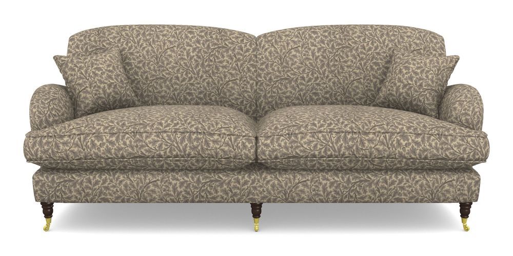 Product photograph of Kentwell 4 Seater 2 Hump Split Sofa In V A Drawn From Nature Collection - Oak Tree - Grey from Sofas and Stuff Limited