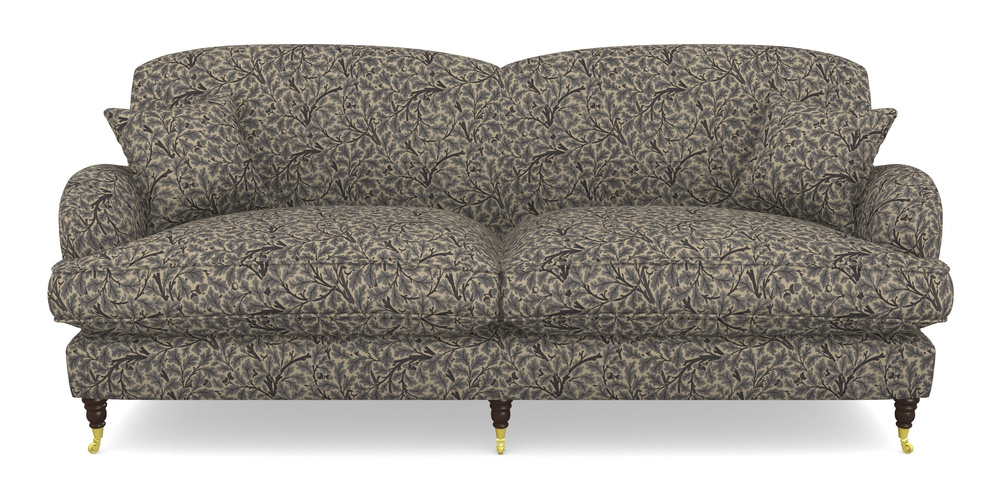 Product photograph of Kentwell 4 Seater 2 Hump Split Sofa In V A Drawn From Nature Collection - Oak Tree - Navy from Sofas and Stuff Limited