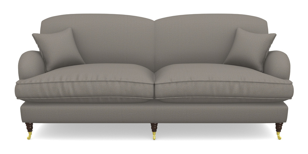 Product photograph of Kentwell 4 Seater 2 Hump Split Sofa In Plain Linen Cotton - Purple Haze from Sofas and Stuff Limited