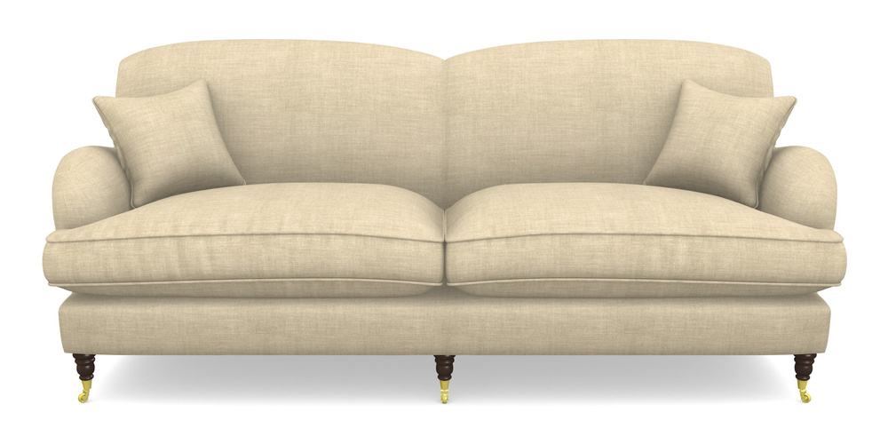 Product photograph of Kentwell 4 Seater 2 Hump Split Sofa In Posh Linen - Oatmeal from Sofas and Stuff Limited