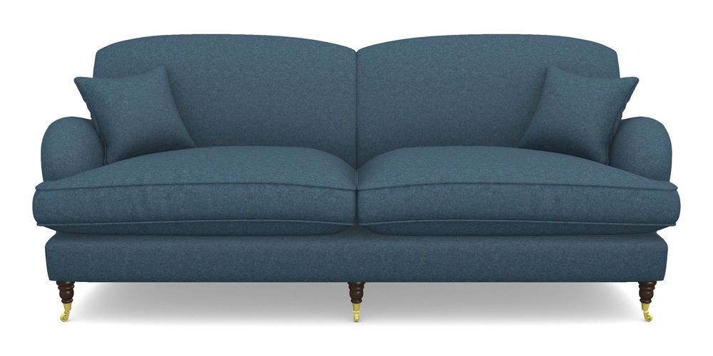 Product photograph of Kentwell 4 Seater 2 Hump Split Sofa In Soft Wool - Denim from Sofas and Stuff Limited