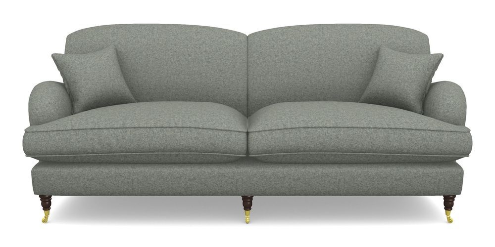 Product photograph of Kentwell 4 Seater 2 Hump Split Sofa In Soft Wool - Wolf from Sofas and Stuff Limited