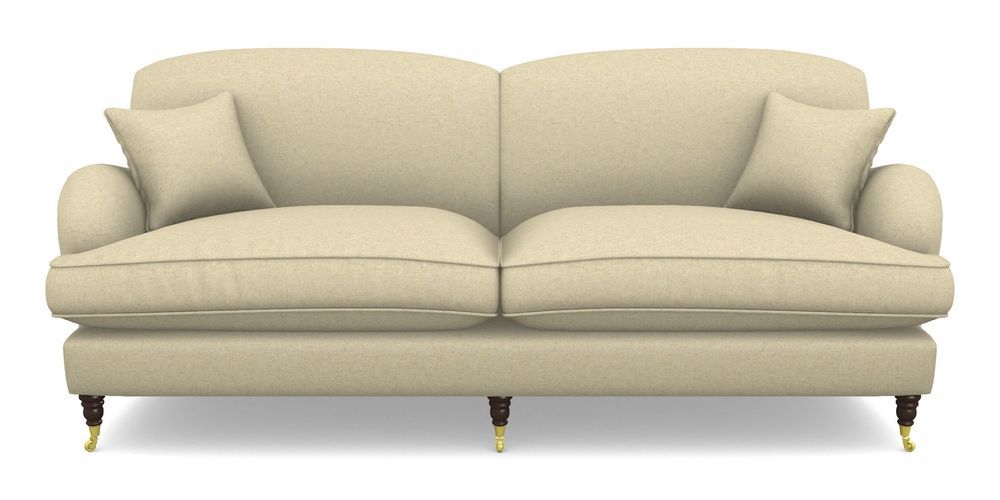 Product photograph of Kentwell 4 Seater 2 Hump Split Sofa In Soft Wool - Wisp from Sofas and Stuff Limited