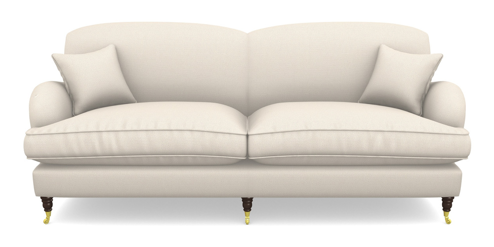 Product photograph of Kentwell 4 Seater 2 Hump Split Sofa In Two Tone Plain - Calico from Sofas and Stuff Limited