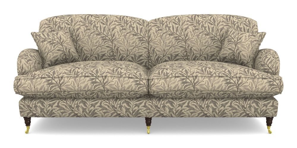 Product photograph of Kentwell 4 Seater 2 Hump Split Sofa In V A Drawn From Nature - Willow Bough Large - Grey from Sofas and Stuff Limited