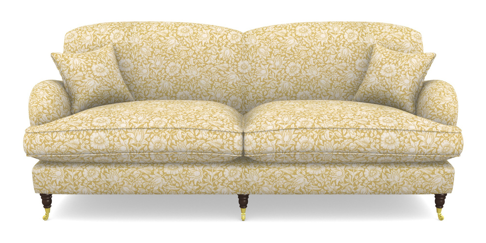 Product photograph of Kentwell 4 Seater 2 Hump Split Sofa In William Morris Collection - Mallow - Weld from Sofas and Stuff Limited