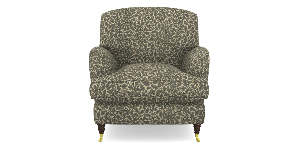 Product photograph of Kentwell Ladies Chair In V A Drawn From Nature Collection - Oak Tree - Dark Green from Sofas and Stuff Limited