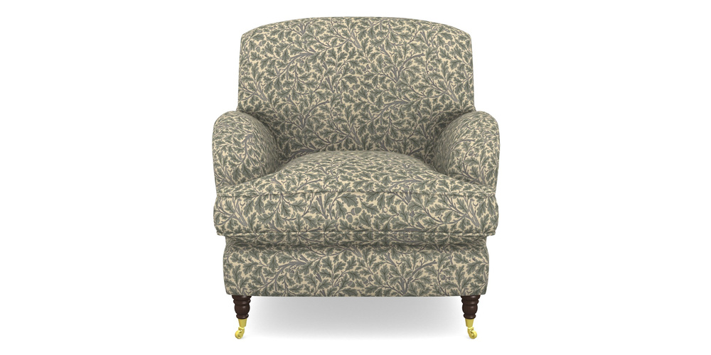 Product photograph of Kentwell Ladies Chair In V A Drawn From Nature Collection - Oak Tree - Duck Egg from Sofas and Stuff Limited